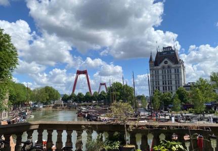 Photo of the old harbour in Rotterdam