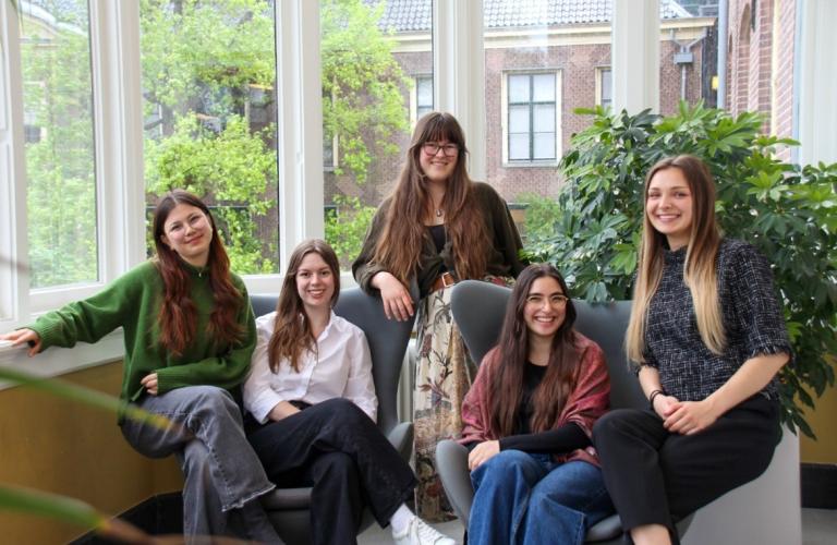 Vuslat and her four colleagues 